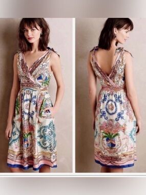 Anthropologie Collette Dinnigan Silk Dress